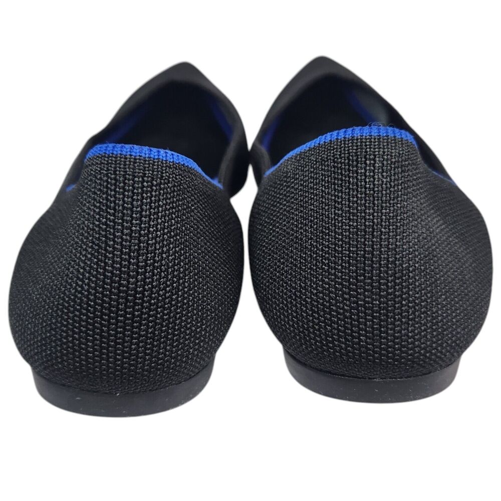 Rothys The Point Womens Size Us 10 Solid Black Po… - image 4